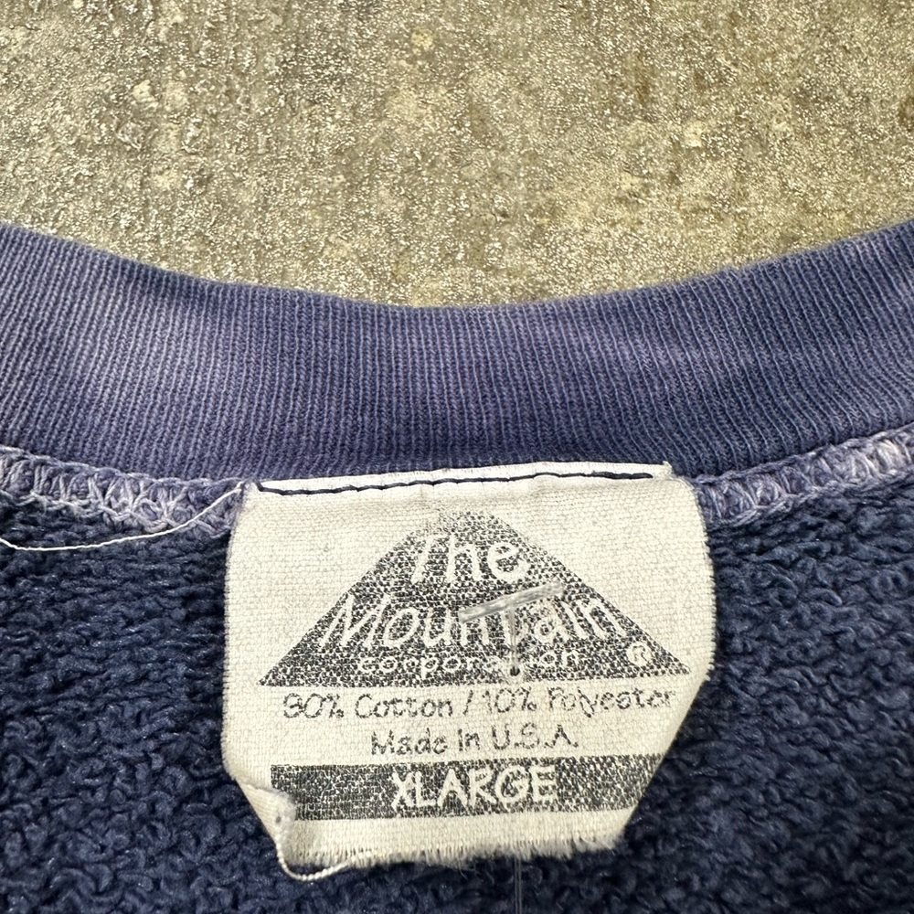 Vintage 90s The Mountain Grateful Dead Moon Bears Band Tye Die Sweatshirt XL USA - Picture 16 of 16